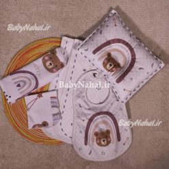 36 زيرانداز 5 تيكه مخمل چاپي پگاه (AU) كد 15584