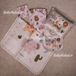 36 زيرانداز 5 تيكه مخمل چاپي پگاه (AU) كد 15584