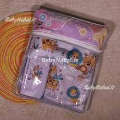 36 زيرانداز 5 تيكه مخمل چاپي پگاه (AU) كد 15584