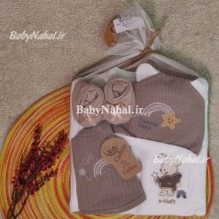 ست بيمارستاني پنبه خرس رنگين كمان كد 15707