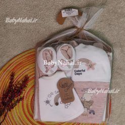 ست بيمارستاني پنبه خرس رنگين كمان كد 15707