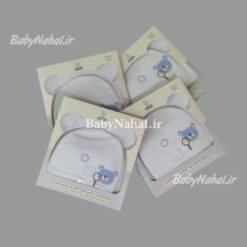 ست كلاه و دستكش و پاپوش چاپي M&P كد 12652